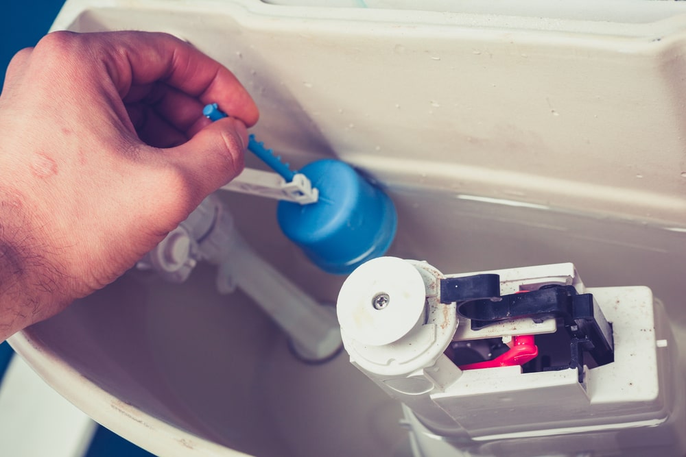 Toilet float repair